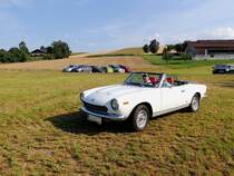 FIAT-124Spider(Bj.1980)anlässlich der 10.Wadholz-Classic2015; 150719