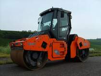 Hamm HD 90 am 01.07.2007 abgestellt bei Mertert (Lux.)