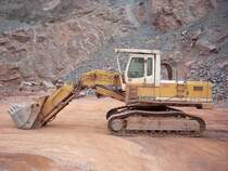 Liebherr R 974 Litronic aufgenommen am 22.05.2008 bei Klausen