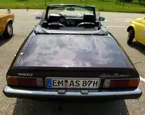 Alpha Romeo 1600 Spider, Heckansicht, Oldtimertreff Oberwinden, Juni 2015