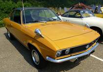 Opel Manta S, gebaut von 1970-75, Oldtimertreff Oberwinden, Juni 2015