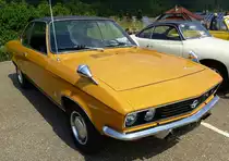 Opel Manta S, gebaut von 1970-75, Oldtimertreff Oberwinden, Juni 2015