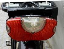Fahrradrücklicht mit Standlicht bm Germany Typ SELECTRA plus in Cuxhaven am 15,05,2014