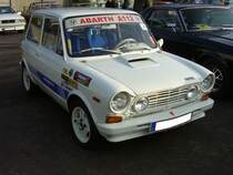 Autobianchi A112  Abarth . 1969 - 1986. Der  Floh  aus Mailand war in etlichen Motorisierungen zu bekommen. Old- und Youngtimertreffen am 27.12.2015 in Krefeld.