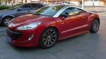Peugeot RCZ in Kunshan, Jiangsu, am 11.10.2015