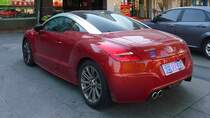 Peugeot RCZ in Kunshan, Jiangsu, am 11.10.2015