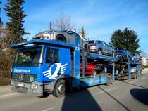 ACTROS als Autotransport von Lagermax; 151228