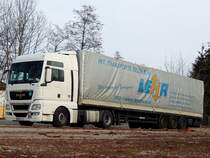 MAN,TGX18-440 muß die Wochenendruhe abwarten; 151213