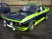 Opel Manta A GT/E mit Zastrowumbau. 1974 - 1975. Old- und Youngtimertreffen am 27.12.2015 in Krefeld.