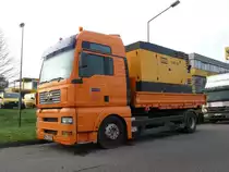 MAN TGA am 27.12.2015 in der Nähe von Trier-Ehrang