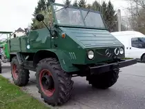 MB-UNIMOG bei der Oldtimerveranstaltung in St. Martin; 150412