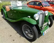 MG TA, Baujahr 1938, 4-Zyl.Motor mit 1292ccm und 50PS, Vmax.113Km/h, Oldtimertreff Oberwinden, Juni 2015