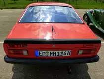 Opel GT/E, Heckansicht, Oldtimertreff Oberwinden, Juni 2015