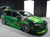 Audi Kombi auf der International Motor Show in Luxembourg, 20.11.2015