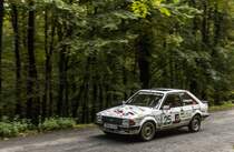 Ford Escort, gesehen auf dem 49-ten Mecsek Rallye, Oktober 2015.