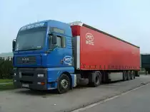 MAN TGA 18.460 am 10.06.2007 in der Nähe von Trier-Ehrang