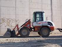 Schaeff SKL 834 wurde eingesetzt bei Arbeiten an der Umgehungsstraße Trier-Biewer, 18.06.2006