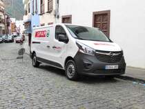 Opel Vivaro der Firma  SPAR , gesehen auf La Palma im Januar 2016 