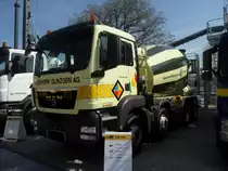 MAN TGS 35.440 auf einer Baumaschinenmesse in Bern am 18.03.2009