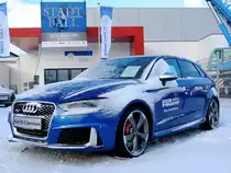 AUDI A3 RS3-Sportback, mit einer Leistung von 367PS und 4,3sec von 0 auf 100km/h; 160117