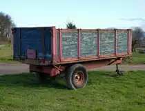 Einachsh�nger, gesehen in der Rheinebene, Jan.2016 