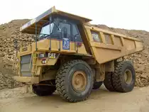 Caterpillar 775E aufgenommen am 30.12.2007