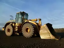 Caterpillar 966G am 11.12.2011 in der Nähe von Klausen