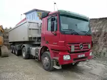 Mercedes-Benz Actros 2046 am 05.10.2008 in der Nähe von Munsbach (Lux.)