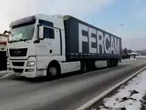 MAN TGX18.440 auf der B143 in Richtung Vöcklabruck; 160120