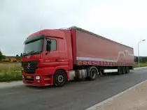 Mercedes-Benz Actros 1846 bei Saarburg am 07.09.2013