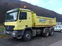 Mercedes-Benz Actros 2641 stand am 18.11.2007 in Tawern