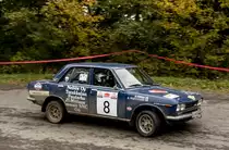 Datsun 1600, fotografiert auf dem 49. Mecsek Rallye, Oktober 2015.