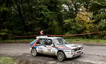 Lancia Delta, fotografiert auf dem 49. Mecsek Rallye, Oktober 2015.