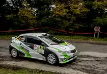 Honda Civic R-Type Rallye (8. Generation), fotografiert auf dem 49. Mecsek RAllye, Oktober 2015