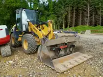 Caterpillar 908H am 30.06.2013 auf einer Baustelle in der Nähe von Contern (Lux.)