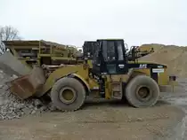 Caterpillar 962G am 04.01.2009 in der Nähe von Junglinster (Lux.)