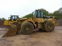 Caterpillar 966F II in der Nähe von Contern (Lux.), 01.05.2015