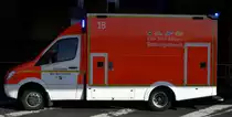 Betriebsfeuerwehr Flughafen Köln/Bonn, Florian 18, Rettungsdienst, MB Sprinter mit Aufbau WAS (28.09.2015)