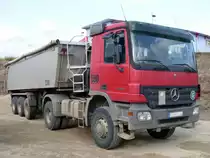 Mercedes-Benz Actros 2046 in der Nähe von Munsbach (Lux.), 04.10.2008