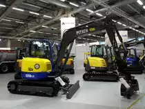 Volvo ECR 58 plus auf einer Baumaschinenmesse in Bern am 18.03.2009