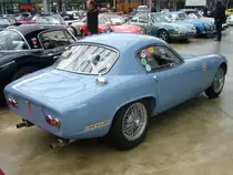 Profilansicht eines Lotus Elite Type 14. 1957 - 1961. Classic Remise Düsseldorf am 30.01.2016.