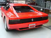 eckansicht eines Ferrari 512 TR. 1991 - 1994. Classic Remise Düsseldorf am 30.01.2016.