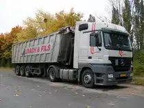 Mercedes-Benz Actros 1844 am 05.10.2008 in der Nähe von Besch