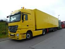 Mercedes-Benz Actros 1846 am 16.03.2014 in der Nähe von Sirzenich