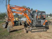 Hitachi Zaxis ZX 35 am 10.04.2009 in Wittlich