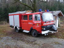 Feuerwehr Schweinhütt mit IVECO 65-12 am 05.12.2015