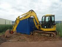 Komatsu PC 88 MR-6 in der Nähe von Trier-Föhren, 17.05.2009