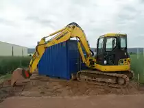 Komatsu PC 88 MR-6 in der Nähe von Trier-Föhren, 17.05.2009