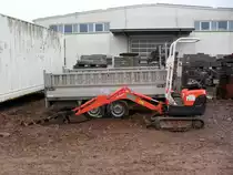 Kubota K 008-3 am 13.02.2011 bei Pellingen