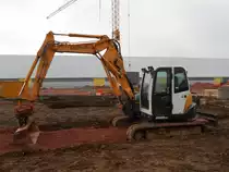 Kubota KX 080-3 alpha am 03.03.2013 in der nähe von Besch